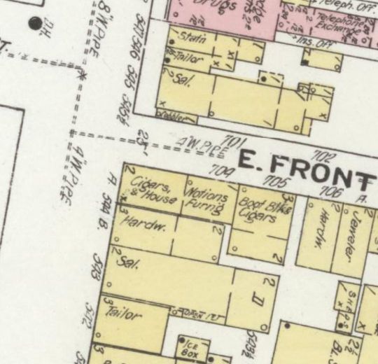 Sanborn 1909 Main Front